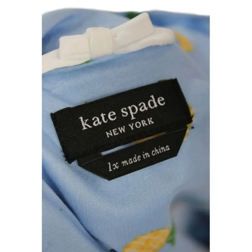 Kate Spade Women's Short Sleeves Two Piece Fruit Print Pajama Set Size 1X